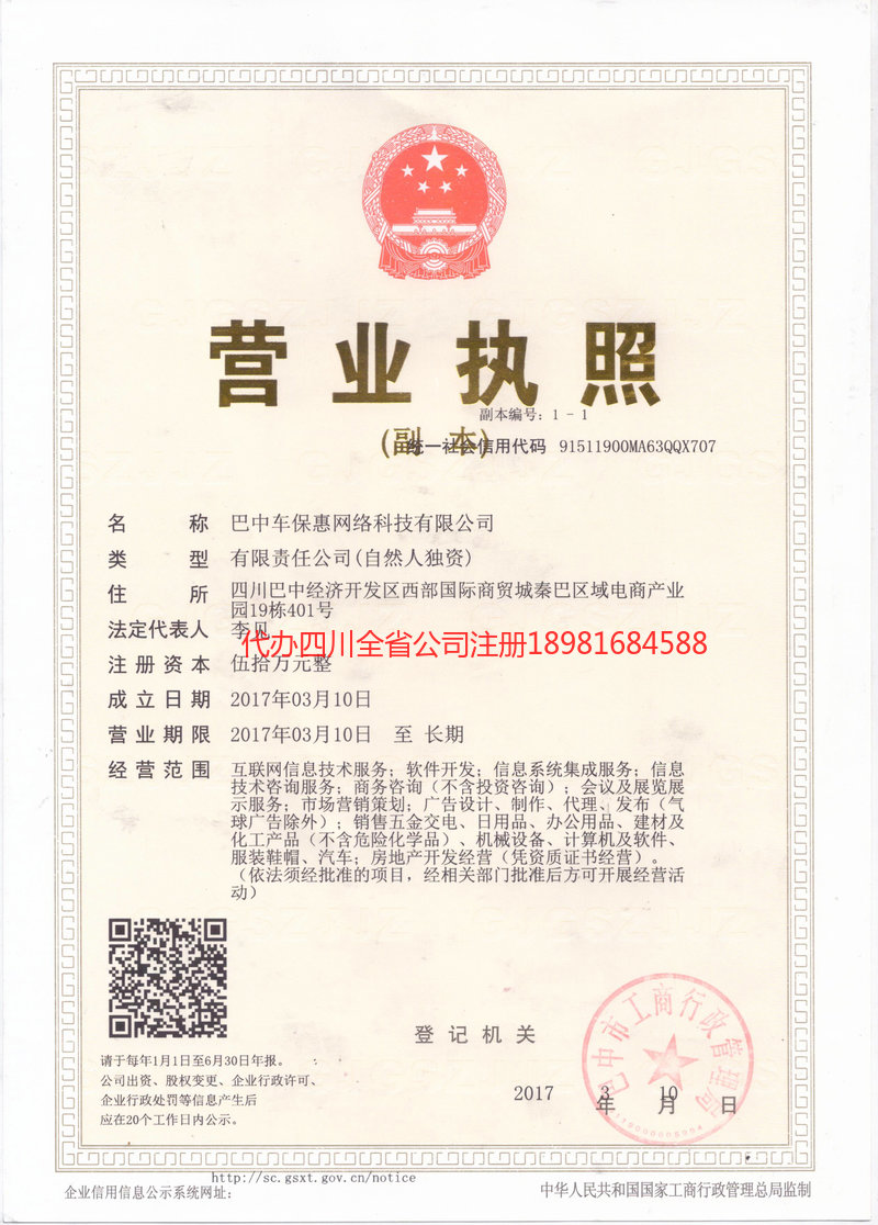 肥城肥城车保惠网络科技有限公司